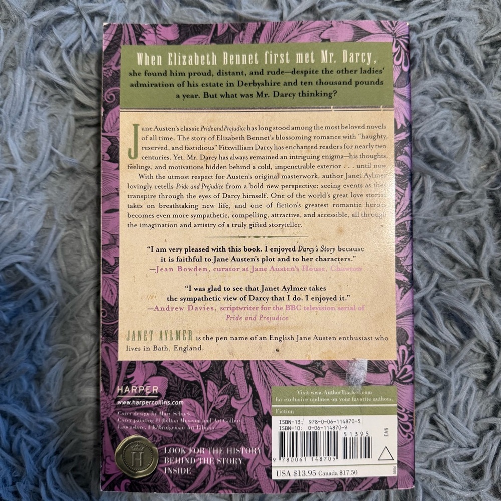 Darcy’s Story Paperback Book by Janet Aylmer - Picture 11 of 13